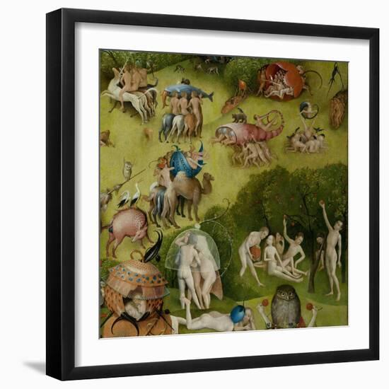 The Garden of Earthly Delights, 1490-1500-Hieronymus Bosch-Framed Giclee Print