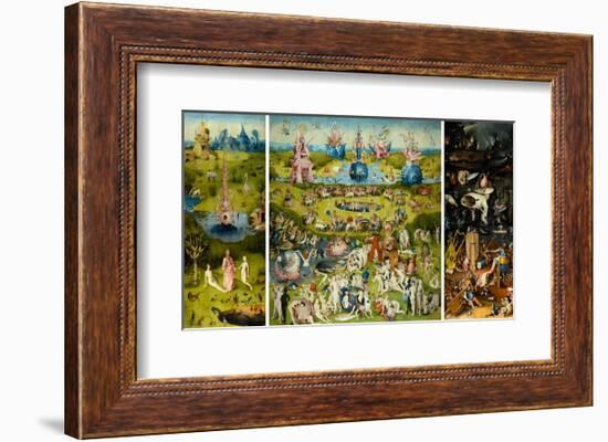 The Garden of Earthly Delights, 1490-1510-Hieronymus Bosch-Framed Art Print