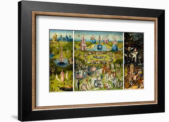 The Garden of Earthly Delights, 1490-1510-Hieronymus Bosch-Framed Art Print