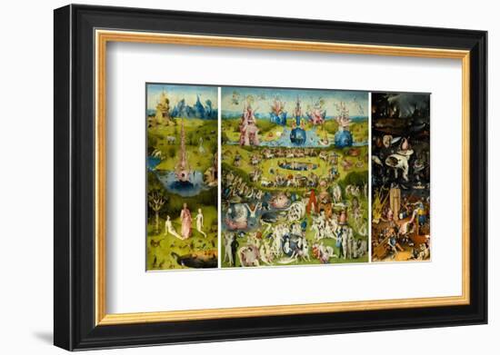 The Garden of Earthly Delights, 1490-1510-Hieronymus Bosch-Framed Art Print