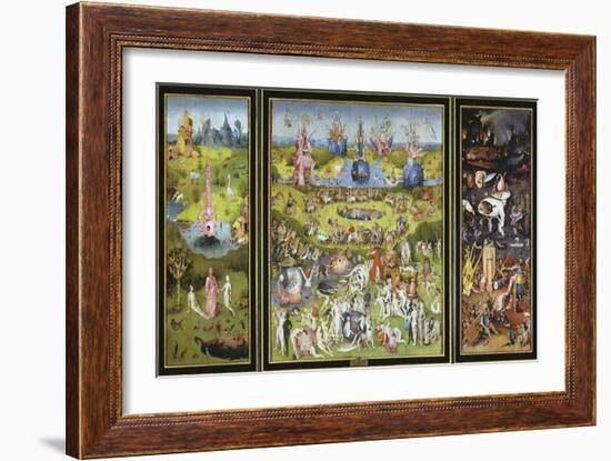 The Garden of Earthly Delights, 1500S-Hieronymus Bosch-Framed Giclee Print