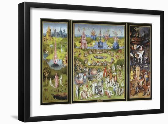 The Garden of Earthly Delights, 1500S-Hieronymus Bosch-Framed Giclee Print