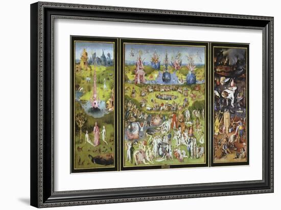 The Garden of Earthly Delights, 1500S-Hieronymus Bosch-Framed Giclee Print