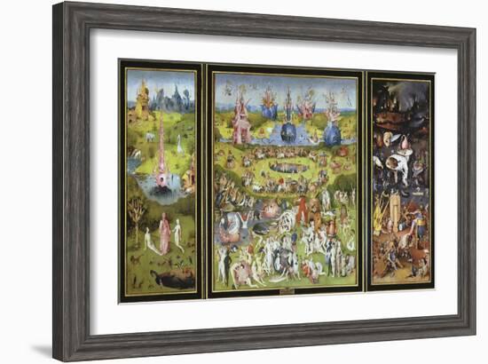 The Garden of Earthly Delights, 1500S-Hieronymus Bosch-Framed Premium Giclee Print
