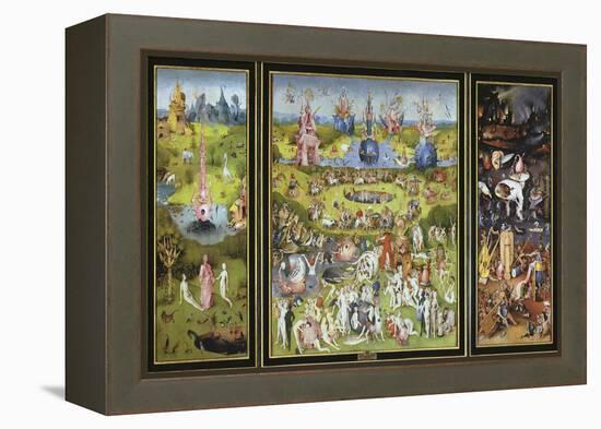 The Garden of Earthly Delights, 1500S-Hieronymus Bosch-Framed Premier Image Canvas
