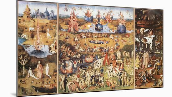 The Garden of Earthly Delights, 1504-Hieronymus Bosch-Mounted Art Print