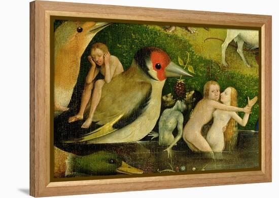 The Garden of Earthly Delights: Allegory of Luxury, Central Panel of Triptych-Hieronymus Bosch-Framed Premier Image Canvas