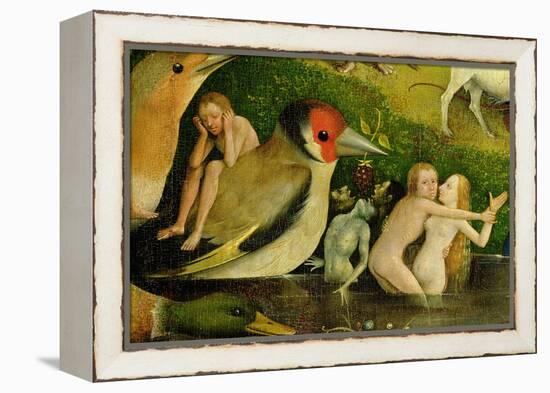 The Garden of Earthly Delights: Allegory of Luxury, Central Panel of Triptych-Hieronymus Bosch-Framed Premier Image Canvas