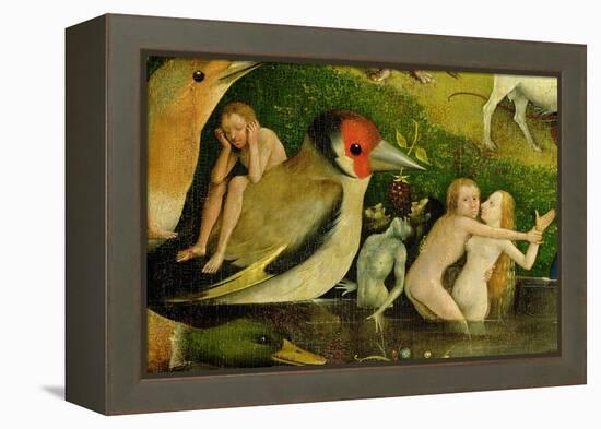 The Garden of Earthly Delights: Allegory of Luxury, Central Panel of Triptych-Hieronymus Bosch-Framed Premier Image Canvas