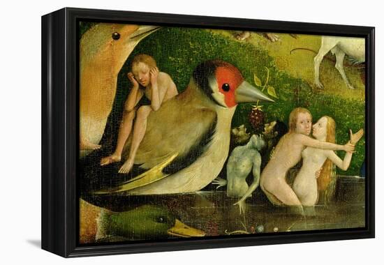 The Garden of Earthly Delights: Allegory of Luxury, Central Panel of Triptych-Hieronymus Bosch-Framed Premier Image Canvas