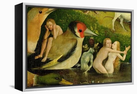 The Garden of Earthly Delights: Allegory of Luxury, Central Panel of Triptych-Hieronymus Bosch-Framed Premier Image Canvas