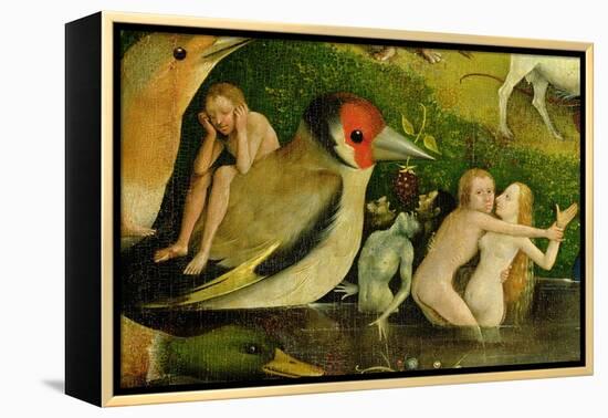 The Garden of Earthly Delights: Allegory of Luxury, Central Panel of Triptych-Hieronymus Bosch-Framed Premier Image Canvas