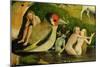 The Garden of Earthly Delights: Allegory of Luxury, Central Panel of Triptych-Hieronymus Bosch-Mounted Giclee Print
