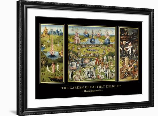 The Garden of Earthly Delights, c.1504-Hieronymus Bosch-Framed Art Print