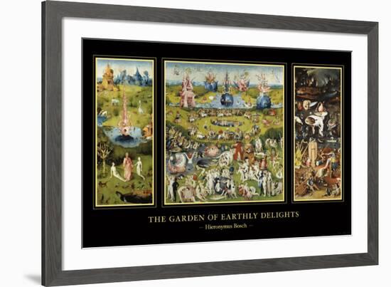 The Garden of Earthly Delights, c.1504-Hieronymus Bosch-Framed Art Print