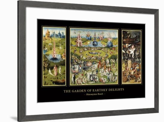 The Garden of Earthly Delights, c.1504-Hieronymus Bosch-Framed Art Print