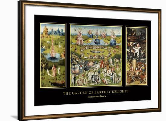 The Garden of Earthly Delights, c.1504-Hieronymus Bosch-Framed Art Print