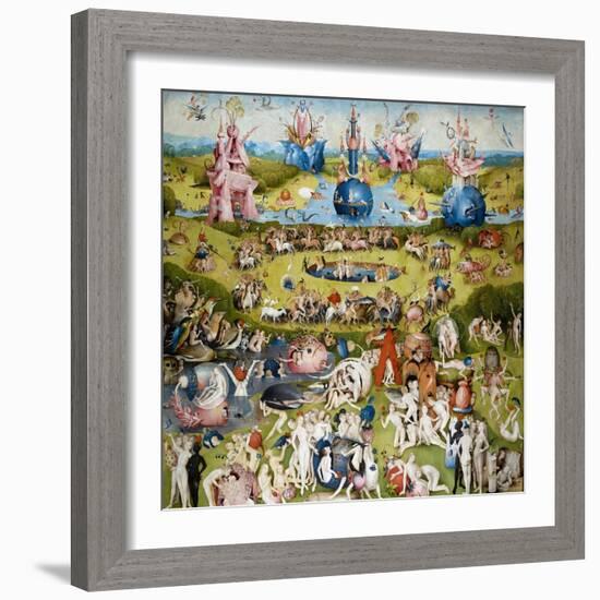 The Garden of Earthly Delights (Central Pane), C. 1500-Hieronymus Bosch-Framed Giclee Print