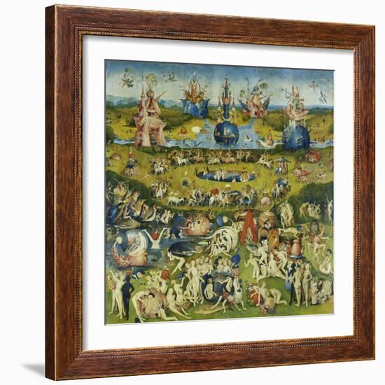 The Garden of Earthly Delights, Central Panel of a Triptych-Hieronymus Bosch-Framed Giclee Print