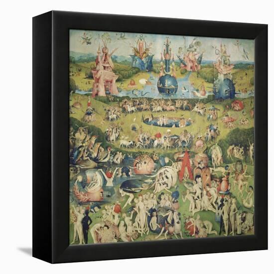 The Garden of Earthly Delights. Central Panel of Triptych-Hieronymus Bosch-Framed Premier Image Canvas