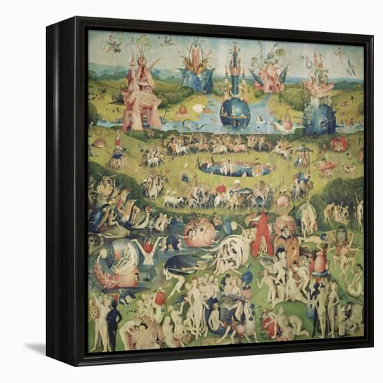 The Garden of Earthly Delights. Central Panel of Triptych-Hieronymus Bosch-Framed Premier Image Canvas