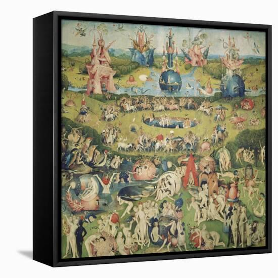 The Garden of Earthly Delights. Central Panel of Triptych-Hieronymus Bosch-Framed Premier Image Canvas