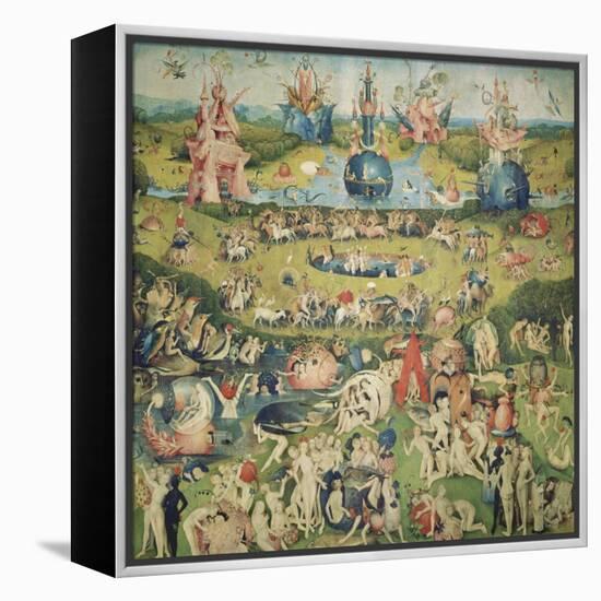 The Garden of Earthly Delights. Central Panel of Triptych-Hieronymus Bosch-Framed Premier Image Canvas