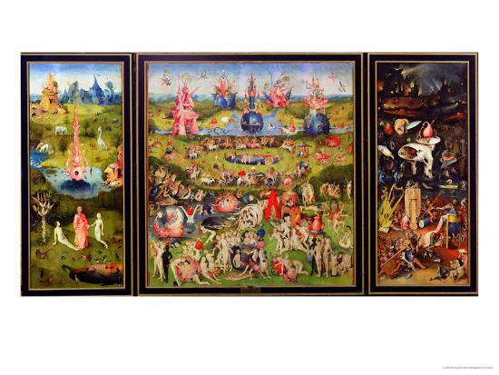 The Garden Of Earthly Delights Circa 1500 Giclee Print By