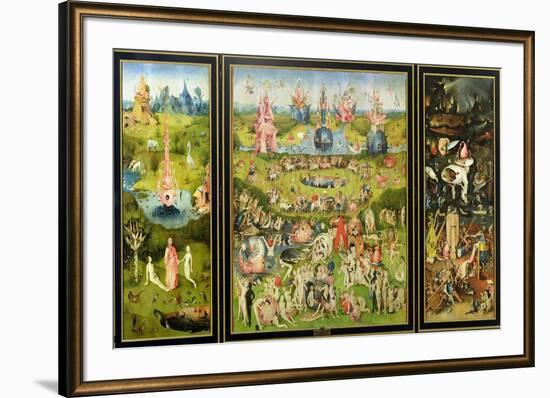 The Garden of Earthly Delights, circa 1500-Hieronymus Bosch-Framed Giclee Print