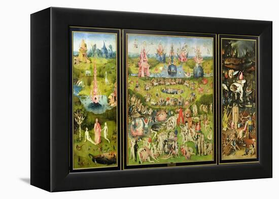 The Garden of Earthly Delights, circa 1500-Hieronymus Bosch-Framed Premier Image Canvas