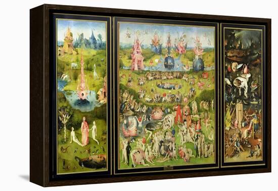 The Garden of Earthly Delights, circa 1500-Hieronymus Bosch-Framed Premier Image Canvas