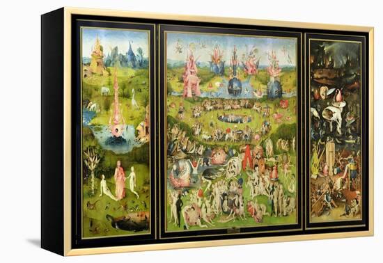 The Garden of Earthly Delights, circa 1500-Hieronymus Bosch-Framed Premier Image Canvas