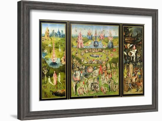 The Garden of Earthly Delights, circa 1500-Hieronymus Bosch-Framed Giclee Print