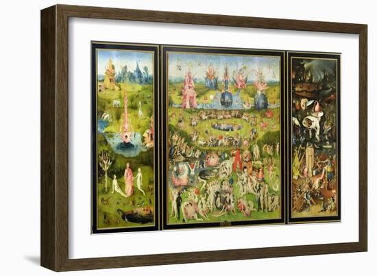 The Garden of Earthly Delights, circa 1500-Hieronymus Bosch-Framed Giclee Print