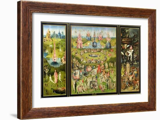 The Garden of Earthly Delights, circa 1500-Hieronymus Bosch-Framed Giclee Print