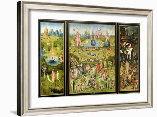 The Garden of Earthly Delights, circa 1500-Hieronymus Bosch-Framed Giclee Print