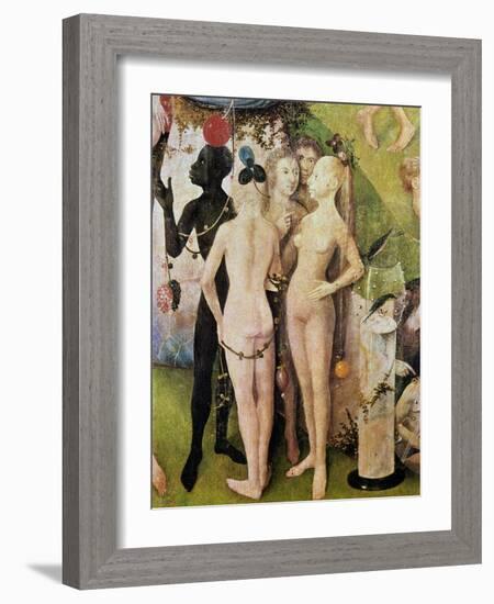 The Garden of Earthly Delights (Detail of the Centre Pane), C. 1500-Hieronymus Bosch-Framed Giclee Print