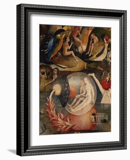 The Garden of Earthly Delights. (Detail of the Centre Panel)-Hieronymus Bosch-Framed Premium Giclee Print