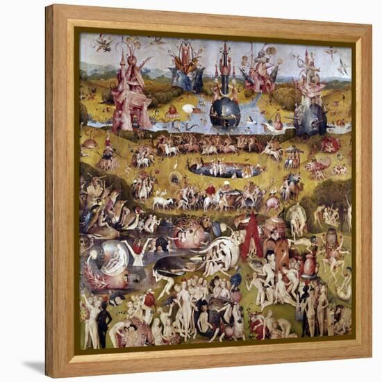 The Garden of Earthly Delights: Ecclesia's Paradise, 1503-1504, Dutch School-Hieronymus Bosch-Framed Premier Image Canvas