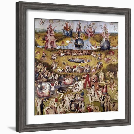 The Garden of Earthly Delights: Ecclesia's Paradise, 1503-1504, Dutch School-Hieronymus Bosch-Framed Giclee Print