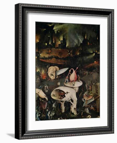 The Garden of Earthly Delights, Hell, Right Wing of Triptych, circa 1500-Hieronymus Bosch-Framed Giclee Print