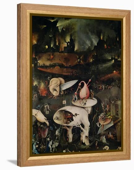 The Garden of Earthly Delights, Hell, Right Wing of Triptych, circa 1500-Hieronymus Bosch-Framed Premier Image Canvas