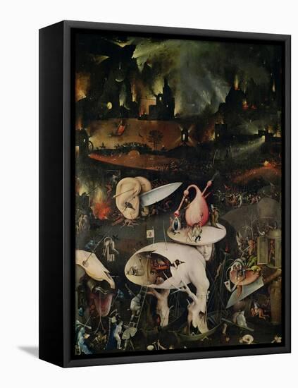 The Garden of Earthly Delights, Hell, Right Wing of Triptych, circa 1500-Hieronymus Bosch-Framed Premier Image Canvas