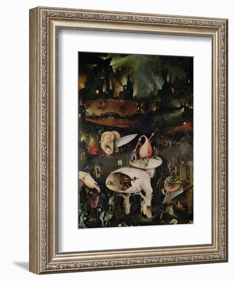 The Garden of Earthly Delights, Hell, Right Wing of Triptych, circa 1500-Hieronymus Bosch-Framed Giclee Print