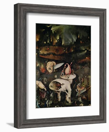 The Garden of Earthly Delights, Hell, Right Wing of Triptych, circa 1500-Hieronymus Bosch-Framed Giclee Print