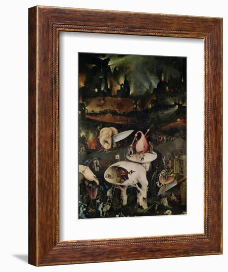 The Garden of Earthly Delights, Hell, Right Wing of Triptych, circa 1500-Hieronymus Bosch-Framed Giclee Print