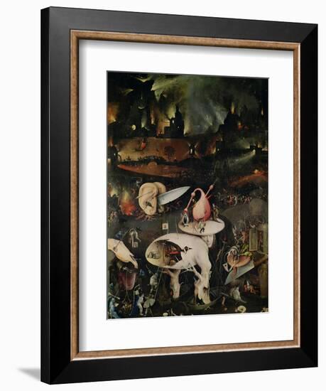 The Garden of Earthly Delights, Hell, Right Wing of Triptych, circa 1500-Hieronymus Bosch-Framed Giclee Print