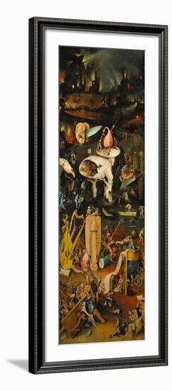 The Garden of Earthly Delights. Right Panel of the Triptych: Hell-Hieronymus Bosch-Framed Giclee Print