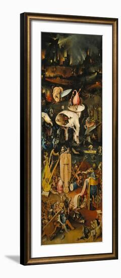 The Garden of Earthly Delights. Right Panel of the Triptych: Hell-Hieronymus Bosch-Framed Giclee Print