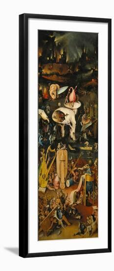 The Garden of Earthly Delights. Right Panel of the Triptych: Hell-Hieronymus Bosch-Framed Giclee Print